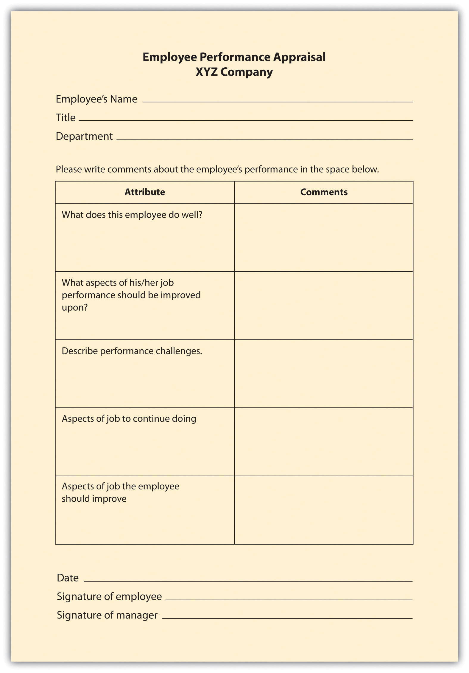 performance appraisal methods pdf